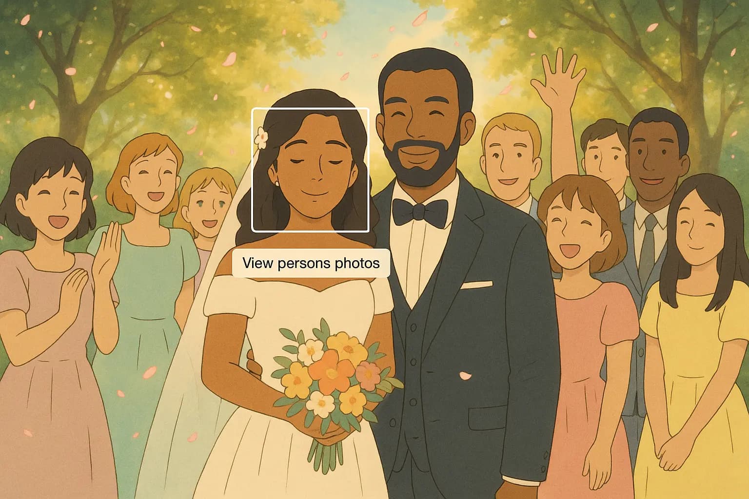 Person recognition in event pictures
